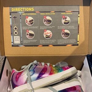 Heelys Shoes with Rainbow Design